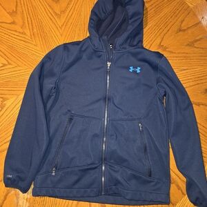 Under Armour Navy Blue Hoodie Boys Size Medium